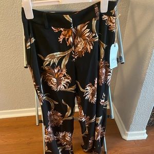 Leith Flower Print Dress Slacks
